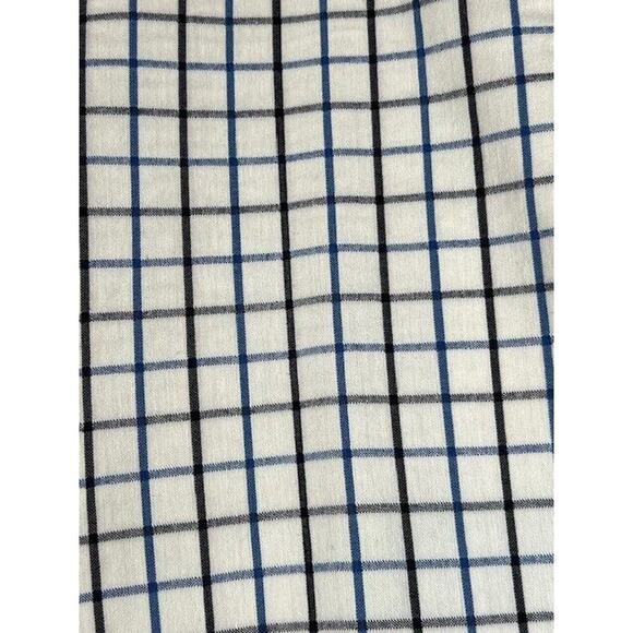 Ralph Lauren Pants Women's Size 16 White and Blue/Black Gingham Plaid Checkered - Picture 3 of 6